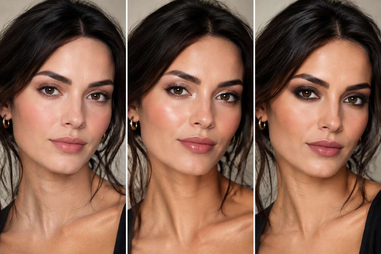 Trois looks faciles selon l&rsquo;occasion : naturel, halo lumineux, smoky chic