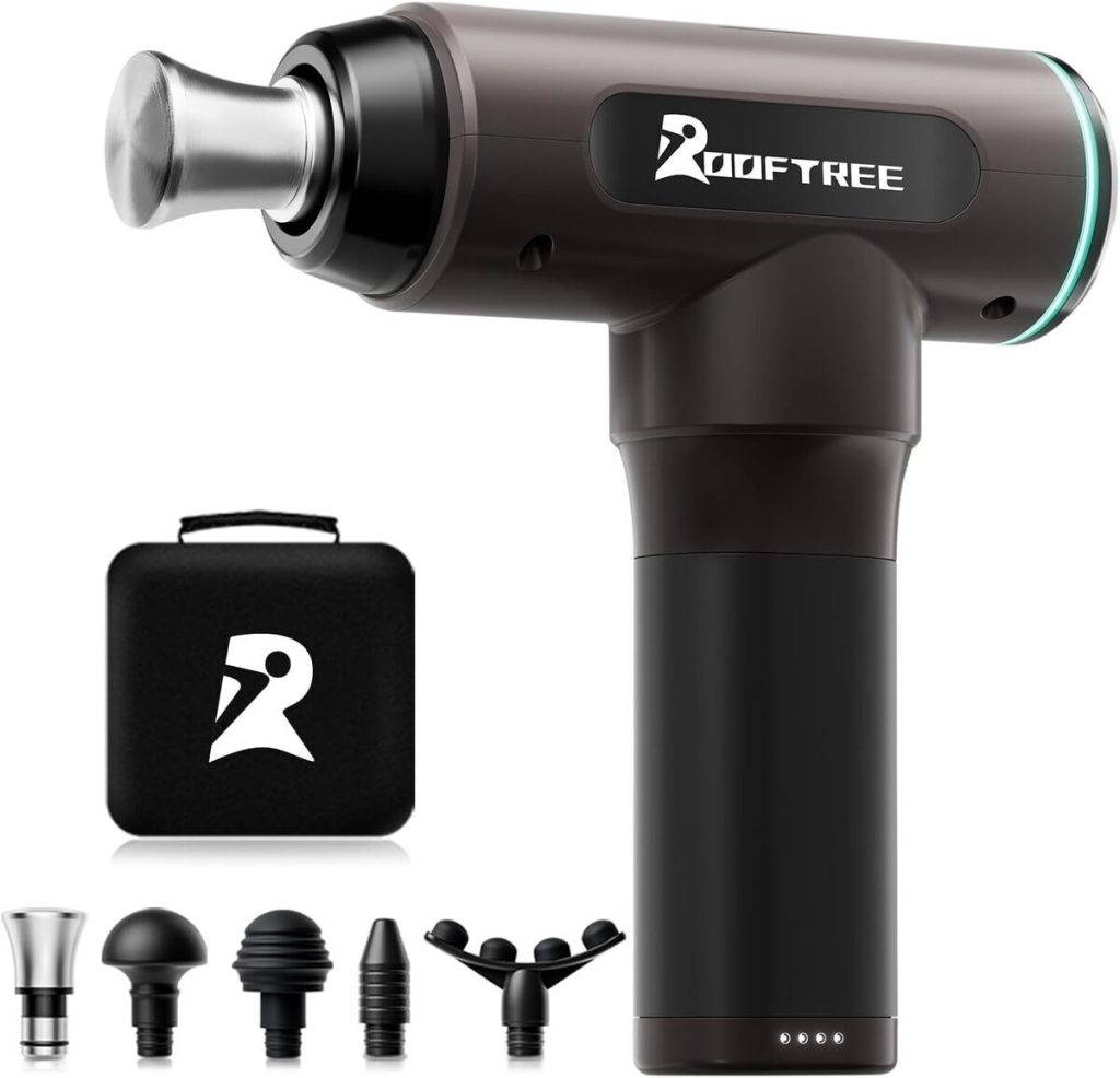 Test du pistolet de massage Rooftree Elite : performance et autonomie